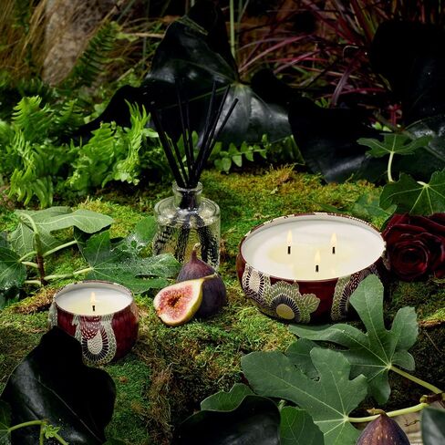3 Wick Tin Candle - Eucalyptus and White Sage by Voluspa for Unisex - 12 oz Candle in Saudi Arabia