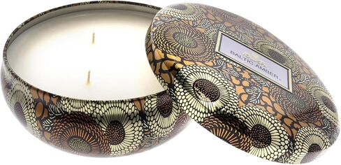 3 Wick Tin Candle - Eucalyptus and White Sage by Voluspa for Unisex - 12 oz Candle in Saudi Arabia