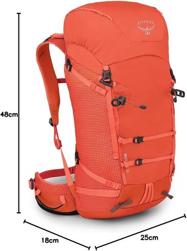 Osprey Mutant 38L Climbing and Mountaineering Unisex Backpack, Tungsten Grey, M/L in Kuwait