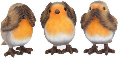 Nemesis Now B4473N9 Three Wise Bats 8.5cm Figurines, Brown in Saudi Arabia