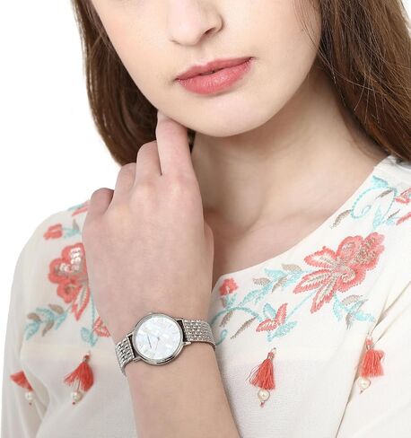 Emporio Armani Women's Two-Hand Leather Watch in Kuwait