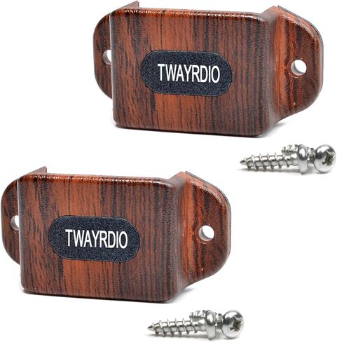 TWAYRDIO حامل تثبيت على لوحة القيادة للراديو المحمول، خطاف مشبك للحزام مع مسامير لموتورولا Talkabout Midland BaoFeng Retevis Yaesu، جهاز اتصال لاسلكي ثنائي الاتجاه، حزمة من 2 in Kuwait