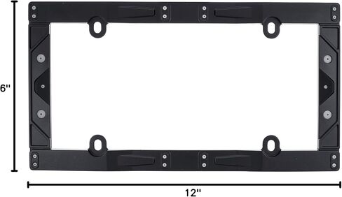 Cruiser Accessories 22230 Barbed Wire II License Plate Frame, Chrome, 1 Frame in Saudi Arabia