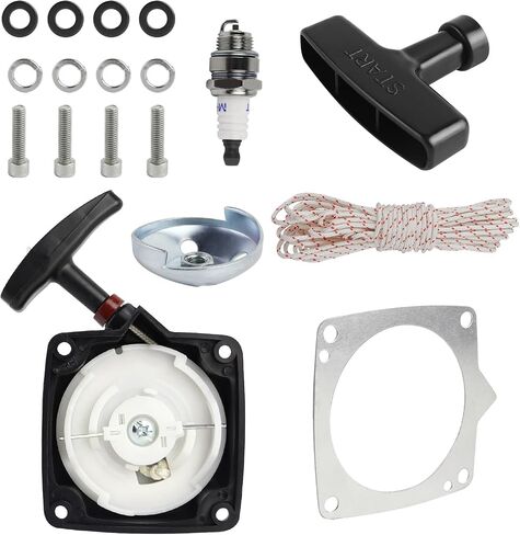 FLYPIG Recoil Starter Pull Start Starter for 33cc 43cc 47cc 49cc 50cc Engine Pocket Bike Dirt Bike Gas Scooter Chopper ATV Quad Mini-Choppers Earthquake E43 Earth Auger Power Head Recoil Pull Start in Kuwait