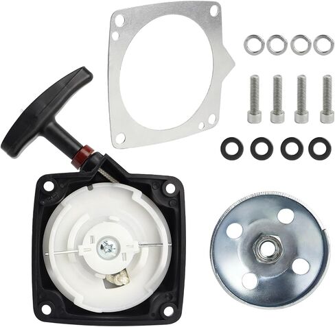 FLYPIG Recoil Starter Pull Start Starter for 33cc 43cc 47cc 49cc 50cc Engine Pocket Bike Dirt Bike Gas Scooter Chopper ATV Quad Mini-Choppers Earthquake E43 Earth Auger Power Head Recoil Pull Start in Kuwait