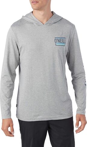O'NEILL Mens Trvlr Upf Hooded L/s Long Sleeve Pullover, Heather Navy, M in Saudi Arabia