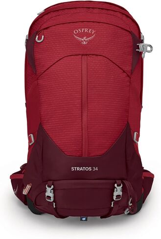 Osprey Stratos 34L Men's Hiking Backpack, Tunnel Vision Grey in Kuwait