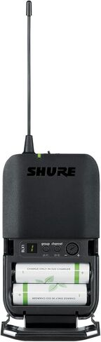 Shure BLX14R UHF Wireless System - Perfect for Guitar and Bass with 1/4 Jack - 14-Hour Battery Life, 300 ft Range | Includes 1/4" Jack Instrument Cable & Single Channel Rack Mount Receiver | H8 Band in Saudi Arabia