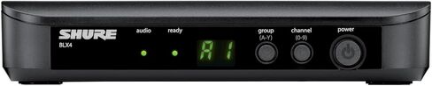 Shure BLX14R UHF Wireless System - Perfect for Guitar and Bass with 1/4 Jack - 14-Hour Battery Life, 300 ft Range | Includes 1/4" Jack Instrument Cable & Single Channel Rack Mount Receiver | H8 Band in Saudi Arabia