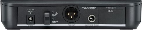 Shure BLX14R UHF Wireless System - Perfect for Guitar and Bass with 1/4 Jack - 14-Hour Battery Life, 300 ft Range | Includes 1/4" Jack Instrument Cable & Single Channel Rack Mount Receiver | H8 Band in Saudi Arabia