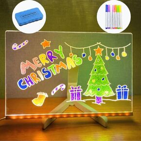 14-Color Markers for LED Note Board with Colors– Compatible with Light-Up Acrylic Message Boards and LED Writing Boards