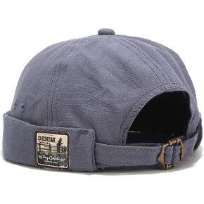 Brimless Hats for Men 4 Pieces Street Casual Adjustable Beanie Rolled Cuff No Visor Caps