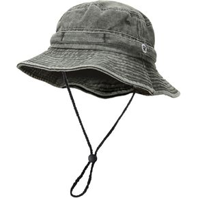 SFHVVPL Unisex Bucket Hat,Sun Hats for Men Beach Hats for Women,Boonie Hat Foldable for UV Protection Hiking Beach Fishing Summer Safari（Light Green Camo）