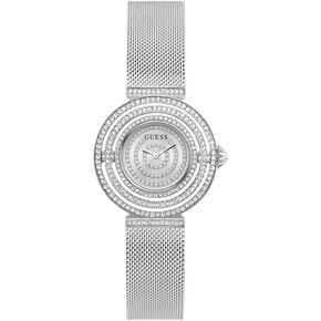 GUESS Ladies 36mm Watch - Gold Tone Strap Champagne Dial Gold Tone Case