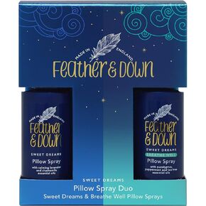 بخاخ الوسادة Feather & Down Sweet Dream (100 مل) - مع زيوت اللافندر والبابونج العطرية المهدئة. تشجيع الهدوء والسكينة والنوم المريح أثناء الليل.