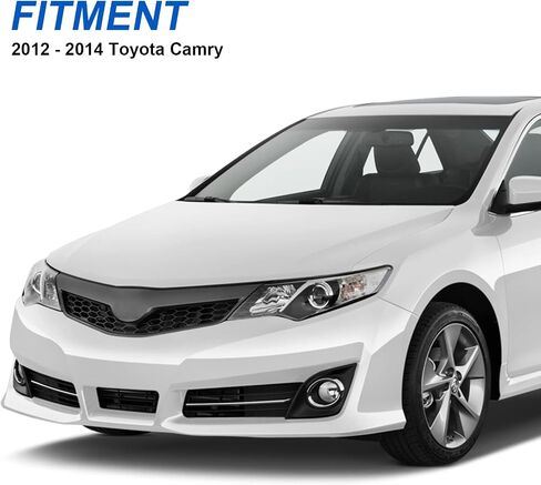 مجموعة المصابيح الأمامية متوافقة مع 12 2012 Camry 13 2013 Camry 14 2014 Camry 2012-2014 12-14 Toyota Camry L/LE/XLE/Hybrid LE XLE جانب الركاب والسائق (عاكس كهرماني لغطاء الكروم) in Kuwait