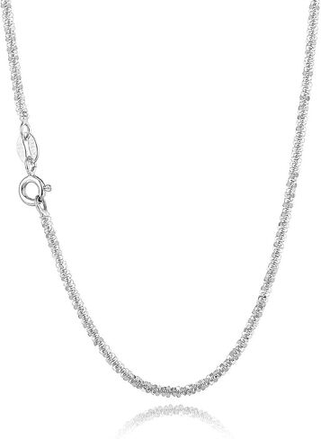 CISHOP Sterling Silver Station Necklace Bead Chain Necklace Silver ball Pendant Necklace Snake Chain Necklace Adjustable BTY Necklace for Women Teen Men in Kuwait