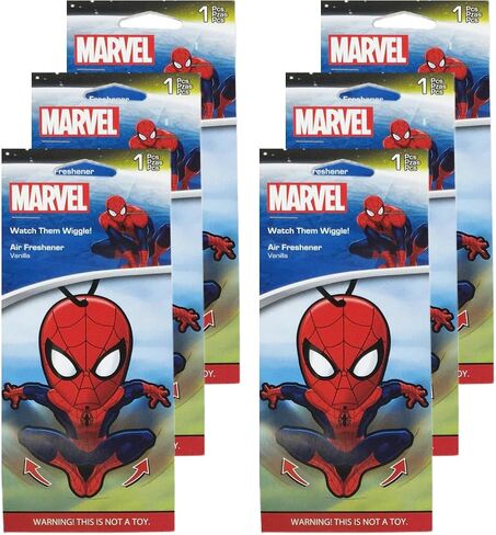 Marvel Spider-Man Car Accessories - Spider-Man Air Freshener Wiggler (1) in Saudi Arabia