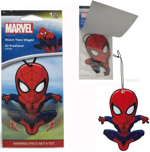 Marvel Spider-Man Car Accessories - Spider-Man Air Freshener Wiggler (1) in Saudi Arabia