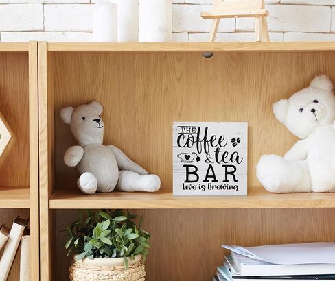 289-XQ-MuHe-COFFEE Wooden Stand Decorative Signs & Plaques in Kuwait