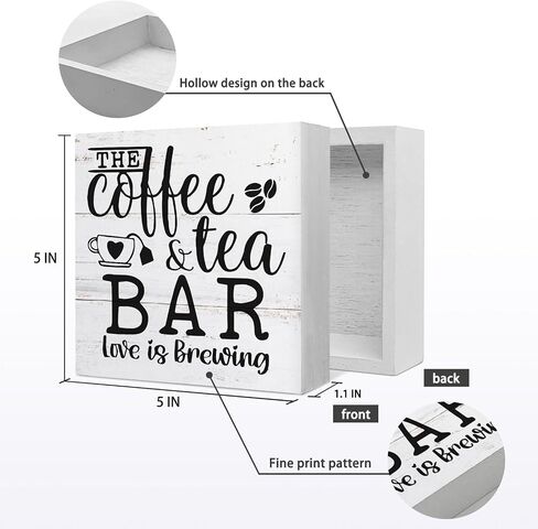 289-XQ-MuHe-COFFEE Wooden Stand Decorative Signs & Plaques in Kuwait