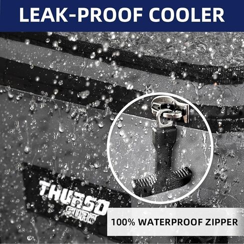 THURSO SURF 17L Grey and Black Portable Cooler Bag with Carrying Strap, Ideal for Outdoor Adventures in Saudi Arabia