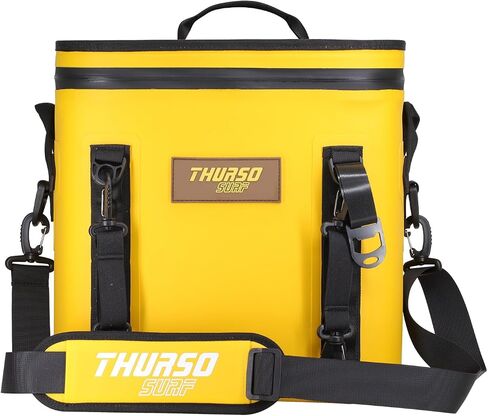 THURSO SURF 17L Grey and Black Portable Cooler Bag with Carrying Strap, Ideal for Outdoor Adventures in Saudi Arabia