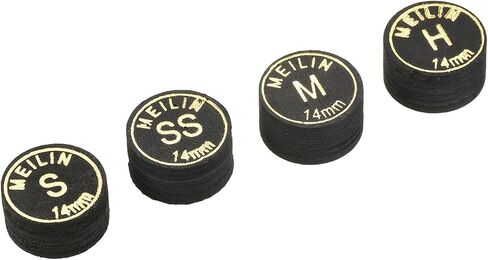 Pool Cue Tips Kit - Laminated Billiard Cue Tips, Multiple Layer Faux Leather Apply to Pool Cues in Saudi Arabia