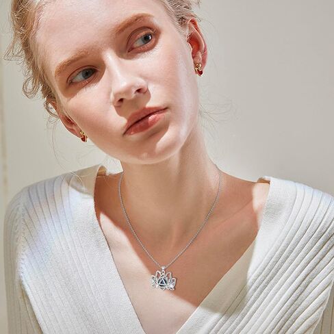 TALYKONG 444 Necklace for Women Angel Number Necklace Numerology Jewelry Lucky Gifts for Her Girls in Saudi Arabia