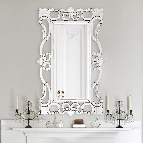 Howard Elliott 11106 Regina Venetian Mirror Grey, 56"H x 34"W x 1"D in Saudi Arabia