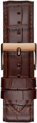 GUESS Men's 42mm Watch - Black Strap Skeleton Dial Gold Tone Case in Saudi Arabia