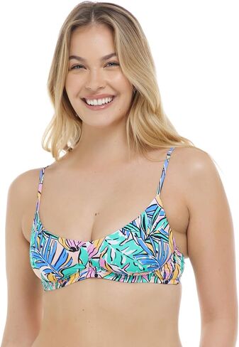 Body Glove Women's Standard Palmer Underwire Adjustable Bikini Top Swimsuit, Corsica, Medium in Kuwait