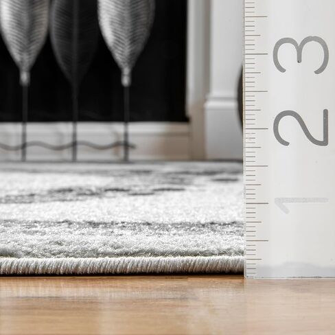 nuLOOM Adrienne Octopus Accent Rug, 3x5, Grey in Saudi Arabia