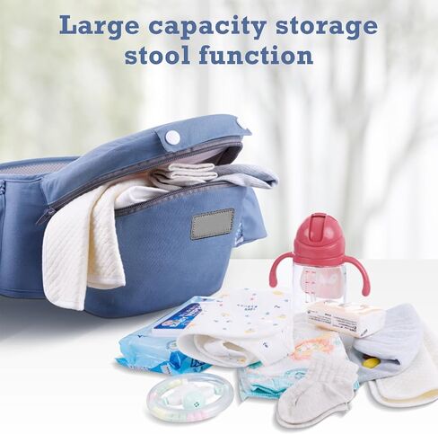 Baby Carrier, YYKINS Newborn to Toddler Carriers with Hip Seat for 6-48 Month Baby, Infant Carrier Soft Baby Holder Carrier with Extra Waistband Extender, All Positions Kids Carrier for All Seasons in Saudi Arabia