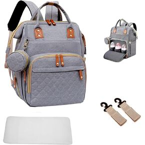 Axcone Baby Diaper Bag Backpack with Changing Pads mommy Bags Boys Girl Unisex Multifunction Travel Baby