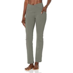 Danskin Women's Studio Cross Waist Flare Yoga Pant, Nebula