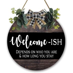 Hello Spring Door Sign Wood Hanging Door Hanger Farmhouse Porch Decor Wreaths Party Decoration 12 X 12 Inch