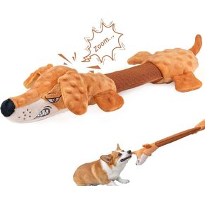 Pubialo Squeaky Dog Toys Octopus-Tug of War Dog Plush Toy for Large Breed Interactive Dog Chew Toys for Puppies Small and Large Dogs Training and Reduce Boredom (Umber, Turtle)