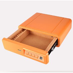 Biometric Fingerprint Safe, Slide-Away Handgun Safe for Two Pistols Storage Safe Drawer Safe for Home and Vehicle (Biometric Fringerprint Safe)