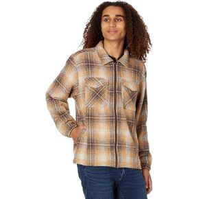prAna Heritage Zip Flannel Standard Fit Dark Sky XS