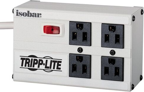 شريط طاقة لحماية السلامة الصناعية من Tripp Lite بـ 8 منافذ، وسلك بطول 12 قدمًا، وغطاء سلك، ومعدن، وضمان محدود مدى الحياة وتأمين بقيمة 50 ألف دولار (TLM812SA) in Saudi Arabia