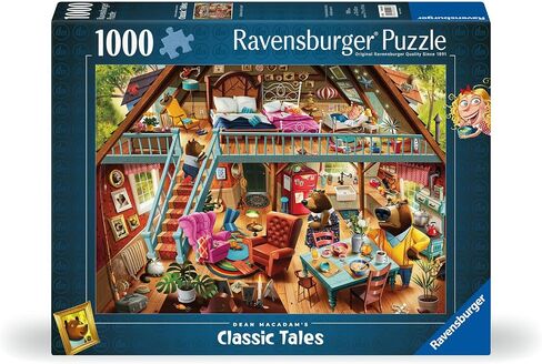 Ravensburger Goldilocks Gets Caught! 1000 Piece Jigsaw Puzzle for Adults - 17311 - Every Piece is Unique, Softclick Technology Means Pieces Fit Together Perfectly, 27 x 20 in Saudi Arabia