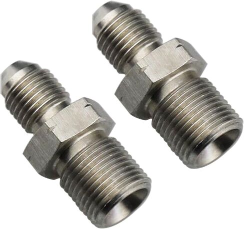 Straight Stainless Steel Male Flare -3 AN AN3 to M10 x 1.0 Metric Inverted Thread Pipe Brake Line Fitting Adapter in Saudi Arabia