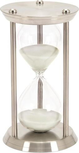 Deco 79 Glam Metal Cylinder Timer, 6" x 6" x 9", Brass in Kuwait