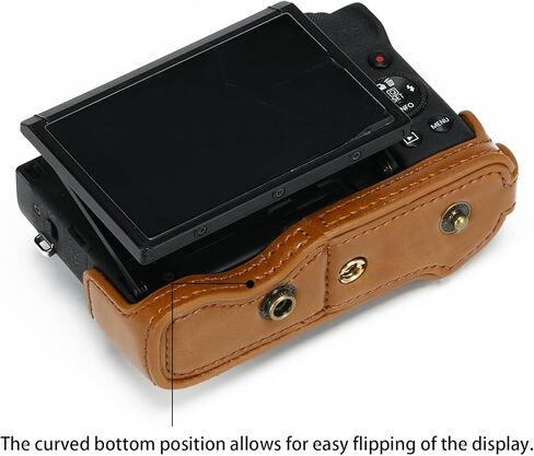 Hargedis for Canon Powershot G7X Mark III/ G7X Mark II Camera Case, PU Leather Camera Case for Canon Powershot G7X Mark III DSLR Camera Bag in Kuwait