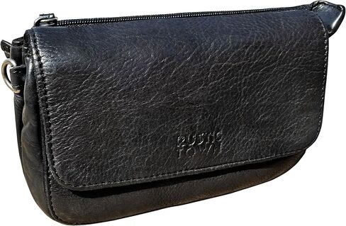 محفظة جلدية للنساء من RUSTIC TOWN - حقيبة كتف ومحفظة كتف للسفر وحقيبة خصر in Kuwait