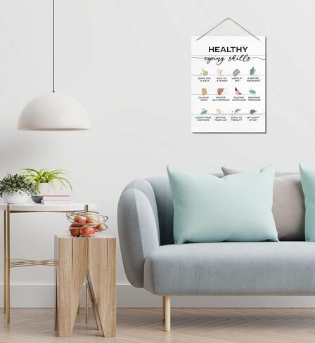 Confidentiality Decor Sign, Hanging Printed Wood Signs, School Psychologist Wall Art for Office Decor, Therapy Office Decor, Counselor Wall What You Say In Here Stays In Here Signs Door Gift 10X7.8in in Kuwait