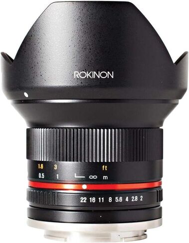 Rokinon RK12M-MFT-SIL 12mm F2.0 عدسات بزاوية واسعة للغاية لكاميرات Olympus/Panasonic Micro 4/3 in Kuwait