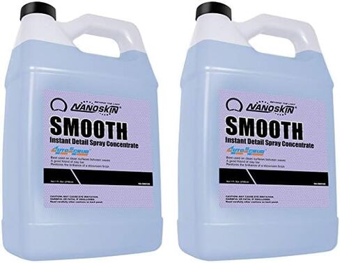 بخاخ نانوسكين سموث سريع التفاصيل 1 جالون لتفصيل السيارة | معزز لمعان فائق، معزز للشمع، ومادة تشحيم من الطين | تنظيف بدون ماء وبدون جهد للغبار واللطخات وبصمات الأصابع والملوثات in Kuwait