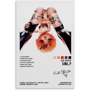 WATERA Drake Poster For All The Dogs Scary Hours Edition Album Cover Posters Music Posters for Room Aesthetic Canvas Wall Art Bedroom Decor 12x18inch(30x45cm)